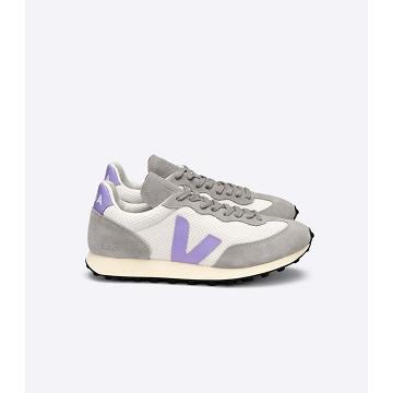 Women's Veja RIO BRANCO HEXAMESH Running Shoes Grey/Purple | SG 425RVD